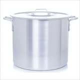 Caldeirão Panela Industrial Aluminio Linha Hotel N36 32 L Cor Cinza