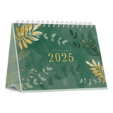 Calendário De Mesa 2025 Folhas