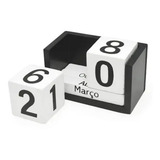 Calendario Decorativo Cubo Em Madeira Decoração Sortido