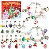 Calendário Do Advento 2024 24 Dias Calendário De Natal Pulseiras Faça Você Mesmo Kit De Fabricação De Joias Para Meninas Crianças Adolescentes E Mulheres Adultas