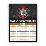 Calendário Parede Folhinha Corinthians 2023 Personalizado