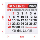 Calendários Já Destacados 5x5 Bloquinho Geladeira 1000