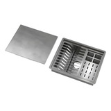 Calha Canal Úmida Escorredor Louças Com Tampa Louças Inox
