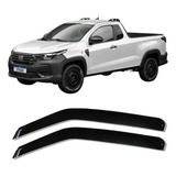 Calha Chuva Defletor Nova Fiat Strada Simples Estendida 2020