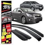 Calha Chuva Defletor Slim Cobalt 4 Portas 2012 2013 2014 2015 2016 2017 2018 2019 2020 Fumê