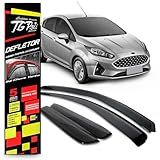 Calha Chuva Inteiriça Slim New Fiesta Hatch 4 Portas 2011 2012 2013 2014 2015 2016 2017 2018 2019