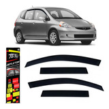 Calha De Chuva 4p Honda Fit 2003 2004 2005 2006 2007 2008