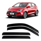 Calha De Chuva Adesiv Slim Inteiriça Hb20 Hatch 20 23 Tgpoli