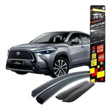 Calha De Chuva Adesiva Slim Corolla Cross 21 23 Tgpoli
