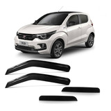 Calha De Chuva Defletor Fiat Mobi 2016 A 2024 4 Portas Jogo