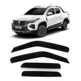 Calha De Chuva Defletor Fiat Strada 20 24 Cabine Dupla