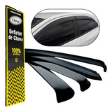 Calha De Chuva Defletor Fumê Escuro 4 Portas Oferta Especial