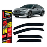 Calha De Chuva Honda Civic 2017 2018 2019 2020 4 Portas