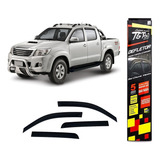 Calha De Chuva Tg Poli Hilux Cabine Dupla 2005 A 2015 4 Pts