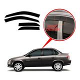 Calha Defletor Chuva Corsa Sedan Classic Design Esportivo