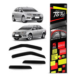 Calha Defletor Chuva Ford Focus Hatch sedan 09 13 Tg Poli