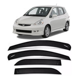 Calha Defletor Chuva Fume Honda Fit 2004 2005 2006 2007 2008