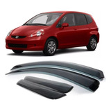 Calha Defletor Chuva Fume Honda Fit 2004 2005 2007 2006