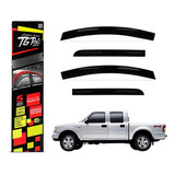Calha Defletor De Chuva Ford Ranger Cab Dupla 96 12 Tg Poli