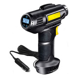 Calibrador Compressor Bomba Ar Pneu Digital Carro Moto Bike Cor Preto Fase Elétrica Monofásica 12v