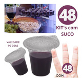 Cálice Kit Santa Ceia Suco Uva Evangelica 144und 3x48 Com Nf