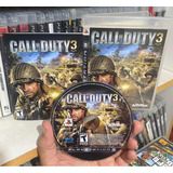 Call Of Duty 3 Super Conservado Raridade ps3 Original Fis