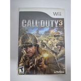 Call Of Duty 3 Wii Original Completo Com Manual Americano