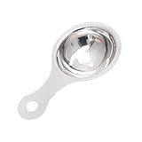 CALLARON Separador De Clara De Ferramentas De Filtro De Extrator De Ovos Pequeno Separador De Ovos Extrator De Gema De Divisor De Inox Acessórios Aço Inoxidável