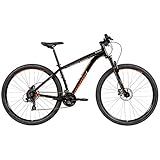 Caloi Bicicleta Extreme Aro 29 Tamanho 17 Freio Hidráulico à Disco Câmbio Shimano 24 Velocidades Suspensão De 80mm Com Trava No Crown