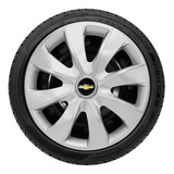 Calota Aro 13 Prime Silver Celta Corsa Prisma Classic Jogo