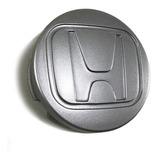 Calota Meio Roda Centro Honda Fit City Civic Prata 58mm
