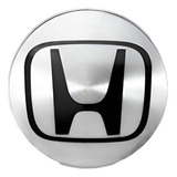 Calotinha Centro Roda Honda Hrv Civic Prata Escovado 69mm