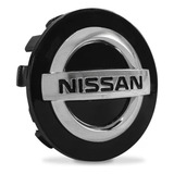 Calotinha Tampa Miolo Roda Nissan Kicks Versa Tiida Preto