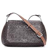 Calvin Klein Bolsa Tiracolo Feminina Charlie Flap Marrom Cáqui Caramelo One Size