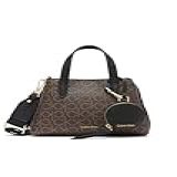 Calvin Klein Bolsa Transversal Millie 2 Em 1 Com Compartimento Triplo Marrom Cáqui Preto One Size