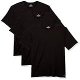 Calvin Klein Pacote Com 3 Camisetas Masculinas Clássicas De Algodão De Manga Curta Para Homens Grandes E Altos 3 Preto Gola Redonda G
