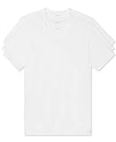 Calvin Klein Pacote Com 3 Camisetas Masculinas De Algodão Elástico 3 Branco Gola Redonda XXG