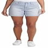 Calvin Klein Short Feminino Com Punho Dobr Vel- Faixa De Ferrovia- 16