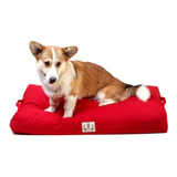 Cama Almofadão Lisboa P Cachorro E Gato tam Gg Vermelho