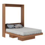 Cama Articulada Casal Para Colchão Multimóveis Vcr35036 Cor Amêndoa
