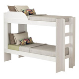 Cama Beliche Solteiro Cimol Bia 100 Mdf Branco