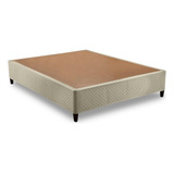 Cama Box Base Casal Clickbox Bege 138x28 herval