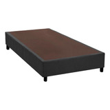 Cama Box Base Solteiro Suede Cinza 88x20 costa Rica