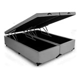 Cama Box Báu Base Bipartido 138x188 Blindado Reforçado Apto