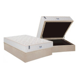 Cama Box Baú Casal Colchão Molas Masterpocket Ensacadas Se