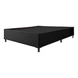 Cama Box Casal 1 38m Com 38cm De Altura Prince Preto