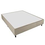 Cama Box Casal 1 38m Com 38cm De Altura Suede Prince Bege