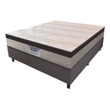 Cama Box Casal Colchão Espuma D33