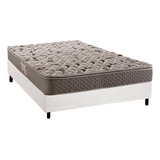 Cama Box Casal Colchão Espuma Herval Ag65 Fort Base Crc