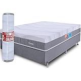 Cama Box Casal Colchão Vácuo Infinity 138x188x64 Premium BF Colchões